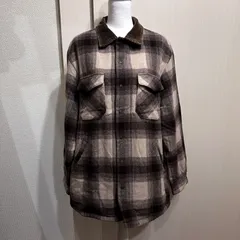 CHAPS　Ralph Lauren　ダウンジャケット　チェック　ブラウン系　サイズL　HR1257