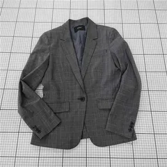 ◇ ⊇ ジェットセット JETSET SOLO PLUS グレンチェックテーラードジャケット 38 レディース グレー系 E  【1511060029034】