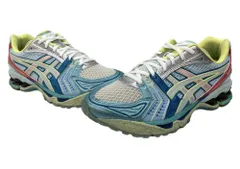 アシックス asics 25年製 × FACETASM ファセッタズム GEL-KAYANO 14 ゲル-カヤノ SPORTSTYLE メッシュ シューズ 白 青 1203A864 メンズ靴 スニーカー ブルー 27.5cm 104S-1102