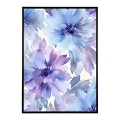 【B1サイズ（約73x103cm）】【lm-poster-725】【フレーム付き】花柄 ポスター 北欧 インテリア フラワーアート 壁掛け おしゃれ アートプリント モダン 雑貨 リビング 玄関 寝室 カフェ風 インテリア おしゃれ フォト  特大 大きい