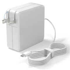 65W充電器Type-CPD対応Macbookノートパソコン、1.8mケーブルPc充電器タイプc、(PD対応/急速充電器/折りたたみ式プラグ)20V3.25A65W電源ACアダプター