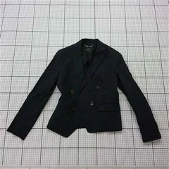 ◇ ⊇ ニジュウサンク 23区 ダブルジャケット ブラック系 サイズ32 レディース E  【1511110048886】