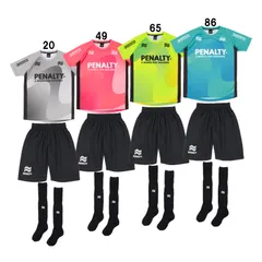 ペナルティ penalty  ハイス ジュニア プラクティスセット(上下/ソックスセット)  ジュニア サッカー フットサル ウェア シャツ パンツ  24SS (PU、49/Fマゼンタ