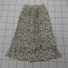 ◇ Θ ワンアフターアナザーナイスクラップ ドット柄プリーツスカート ベージュ系 レディース F E  【1511120009235】