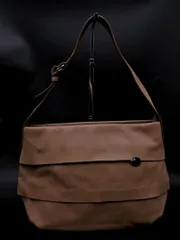 NINA RICCI ニナリッチ レザー ティアード セミショルダー バッグ ベージュ ■■ レディース