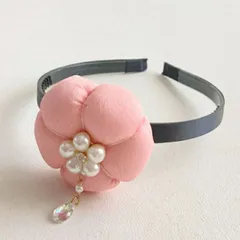 チョットリカチューシャ　サーモン■katyusya-66-s【子供用】【カチューシャ】【ベビー】【韓服】【子供ヘア飾り】