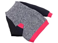 GLOBAL WORK グローバルワーク ウール混 ワイドネック ニット セーター sizeL/紺ｘピンク ◇■ レディース