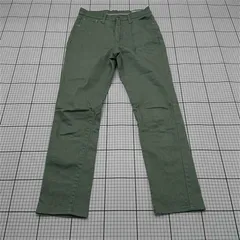 ◇ Θ グリーンレーベルリラクシング GLR DENIM 3614-699-2171 ストレートパンツ 38 カーキ系 レディース E  【1511120010712】