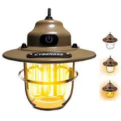 ランタンled充電式アウトドアキャンプライトレトロなデザイン雰囲気作りに最適間接照明4つの照明モード、無段階調光キャンプ用防災テントバーベキューピクニック災害緊急用(カーキ)
