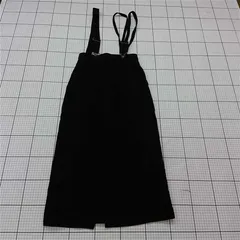 ◇ ⊇ アンドジェイム &g'aime ベロアサロペットスカート ブラック系 レディース FREE E  【1511120009334】