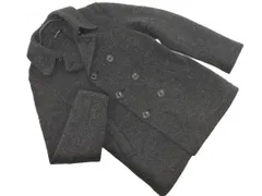 URBAN RESEARCH DOORS アーバンリサーチドアーズ ウール混 ダブル ショート丈 コート size40/チャコール ◇■ メンズ