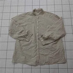 ◇ Θ サマンサモスモス Samansa Mos2 フリルネックストライプシャツ ベージュ系 レディース F E  【1511120012174】