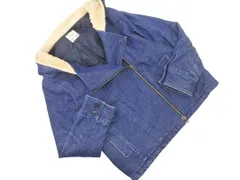 BEAMS HEART ビームスハート デニム フーディー 中綿 ジャケット 紺 ◇■ レディース