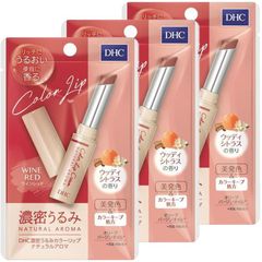 g-809 DHC 濃密うるみカラーリップ レッド 無香料 3個セット - メルカリ