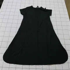 ◇ ⊂ CHIC STYLE 半袖ワンピース ブラック系 Lサイズ レディース E  【1511120013874】