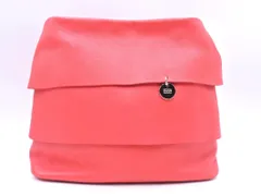 NINA RICCI ニナリッチ レザー ティアード ショルダー バッグ 赤 ■■ レディース