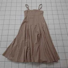 ◇ ⊂ ワンピース クイーンズコート QUEENS COURT キャミソールワンピース ベージュ系 レディース 1 E  【1511120014345】