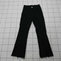 ◇ Θ prose verse プロズヴェール フレアカットオフパンツ ブラック系 M レディース E  【1511120015182】