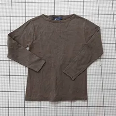 ◇ Θ セントジェームス SAINT JAMES コットン長袖カットソー ブラウン系 メンズ E  【1511120014802】