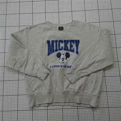 ◇ ⊇ ディズニー Disney ミッキー スウェット トレーナー グレー レディース Ｆ E  【1511120015328】