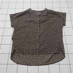◇ ⊂ アーバンリサーチ URBAN RESEARCH ドット柄半袖シャツ ブラウン系 レディース F E  【1511120015779】