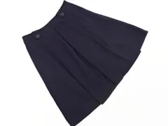 SONIA RYKIEL ソニアリキエル ウール混 Aライン 台形 スカート size48/紺 ◇■ レディース