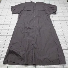 ◇ ⊂ ワンピース ビューティ＆ユース ユナイテッドアローズ コットンシャツワンピース グレー系 レディース E  【1511120016868】