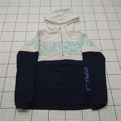 ◇ ⊇ フィラ FILA FL-9A20019JK ウインドブレーカー ネイビー系 レディース M E  【1511120016509】