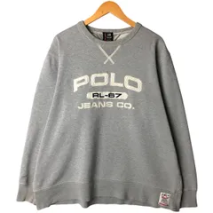 古着 00年代 ラルフローレン Ralph Lauren POLO JEANS COMPANY ロゴスウェットシャツ トレーナー メンズXL相当/eaa605229