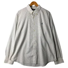 古着 ラルフローレン Ralph Lauren 長袖 ボタンダウンチェックシャツ メンズXL相当/eaa597077