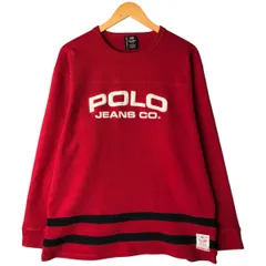 古着 00年代 ラルフローレン Ralph Lauren POLO JEANS COMPANY ロゴスウェットシャツ トレーナー メンズM相当/eaa605227