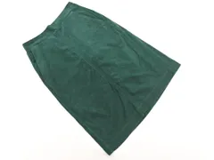 KBF ケービーエフ アーバンリサーチ スウェード調 膝丈 スカート sizeOne/緑 ◇■ レディース