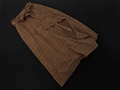 新品 MIIA ミーア チェック ロング スカート sizeF/ベージュ ◇■ レディース