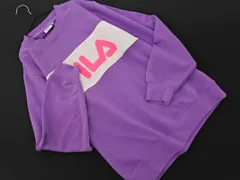 FILA フィラ ロゴ トレーナー スウェット sizeM/ラベンダー ◇■ レディース