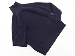 nano universe ナノユニバース ウール混 タートルネック ニット セーター sizeM/紺 ◇■ レディース