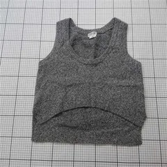 ◇ ⊇ チャオパニックティピー CIAOPANIC TYPY ラメ ニットベスト グレー系 レディース ONEサイズ E  【1511120017674】