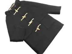 Traditional Weatherwear トラディショナル ウェザーウェア ウール100% キルティング ダッフル コート size42/黒 ◇■ メンズ