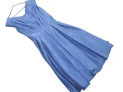 AIMER エメ レースアップ 結婚式二次会 ドレス ワンピース size9/紺 ■■ レディース