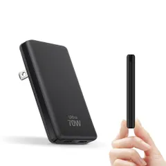 ノートパソコン充電器type-cPD70W65W対応usb充電器薄型急速充電タイプC【1.28cm極薄/pps対応/USB-Cポート*2/PD3.0&QC4.0】ノートPC用ACアダプター高出力小型PSE基準適合