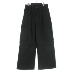 バスケットケース Basketcase 25AW DOLLY convertible cargo pant カーゴパンツ 34 黒 ブラック