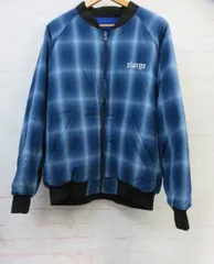 【中古】X-LARGE ｴｸｽﾄﾗﾗｰｼﾞ ｼﾞｬｹｯﾄ REVERSIBLE QUILTED BOMBER JACKET 101214021009 ﾌﾞﾙｰ系 L 991771013