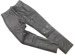 ZARA ザラ フェイクレザー パンツ size38/黒 ◇■ メンズ