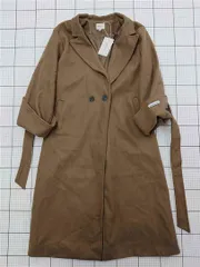 ■ ⊇ エミプラス emi+ A01B4534AB ポリエステルコート Mサイズ モカ系 レディース E  【1512010000936】