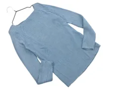 SENSE OF PLACE センスオブプレイス アーバンリサーチ リブ ニット カットソー sizeONE/青緑 ◇■ レディース