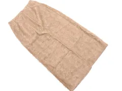 Rope Picnic ロペピクニック フェザーラメ タイト スカート size38/茶 ◇■ レディース