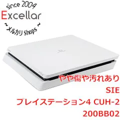 [bn:14] SONY　プレイステーション4 1TB グレイシャー・ホワイト　CUH-2200BB02　本体のみ　本体いたみ