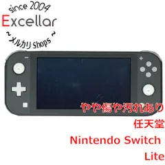 [bn:16] 任天堂　Nintendo Switch Lite(ニンテンドースイッチ ライト)　HDH-S-GAZAA　グレー　本体のみ　液晶画面いたみ