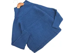 Rope Picnic ロペピクニック ドルマン ニット セーター size38/青 ◇■ レディース