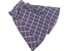 INGNI イング ウエストリボン チェック ロング スカート sizeM/濃紺 ◇■ レディース