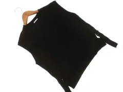 INGNI イング サイドスリット ベルト ニット ベスト sizeM/黒 ◇■ レディース